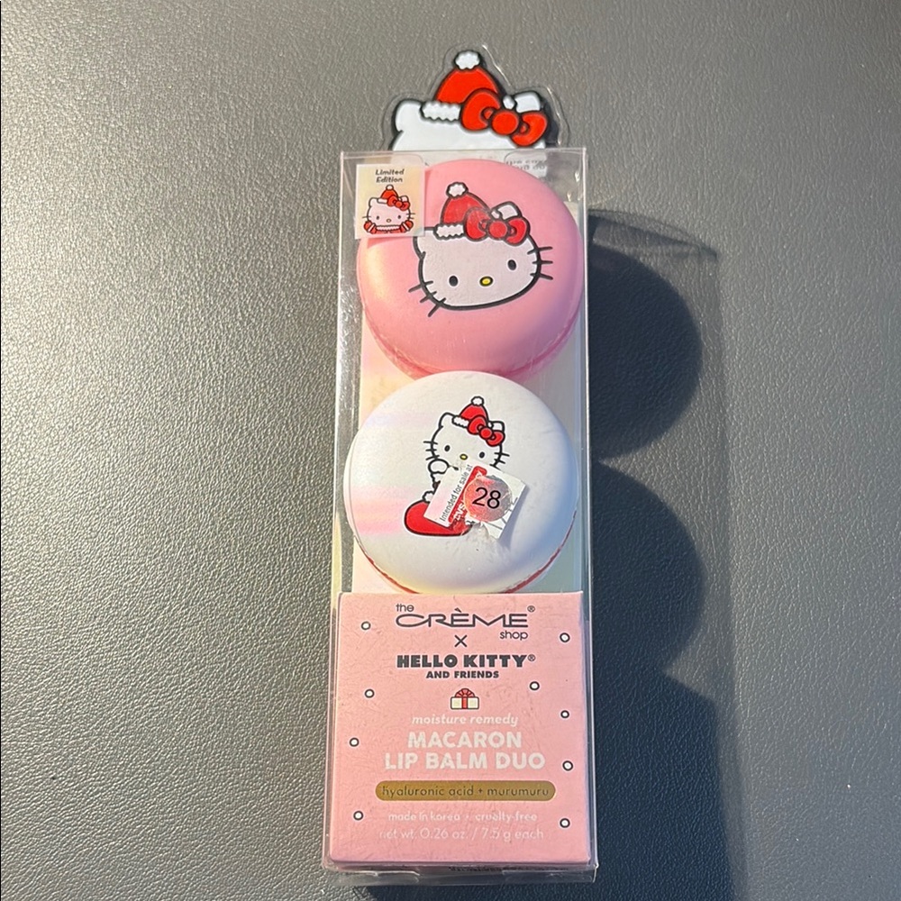 Hello Kitty Macaron Lip Balm Duo